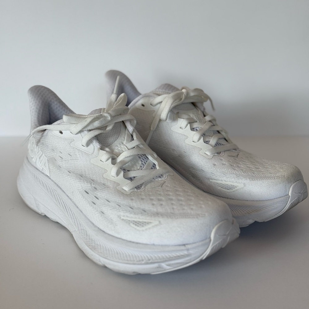 HOKA Clifton 9 White/ White